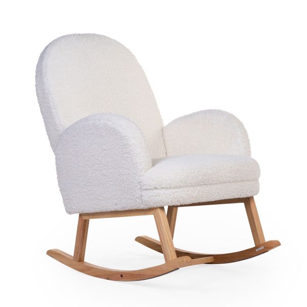 Fauteuil à bascule Teddy Ecru