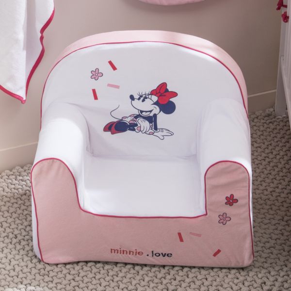 Fauteuil club Minnie confettis