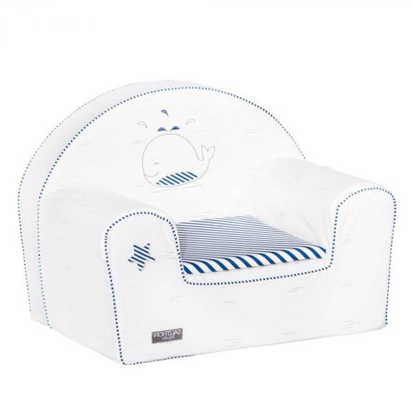 Fauteuil club bébé Blue Baleine