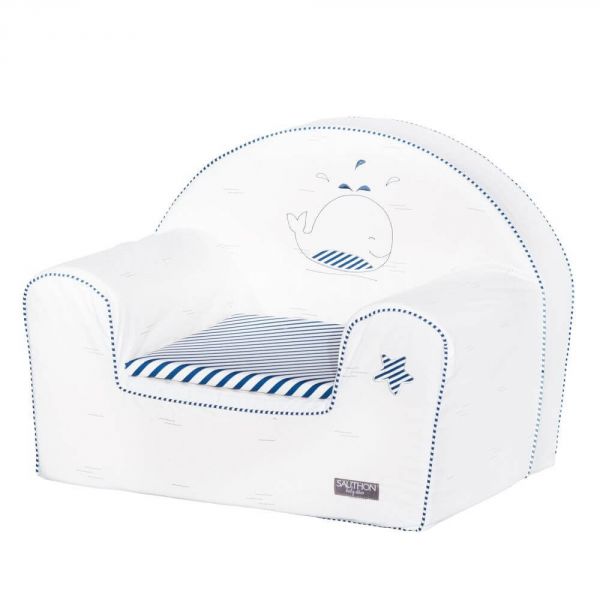 Fauteuil club bébé Blue Baleine