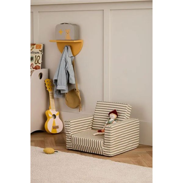 Fauteuil enfant pliable rayé