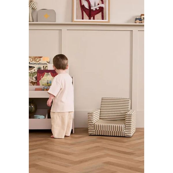 Fauteuil enfant pliable rayé