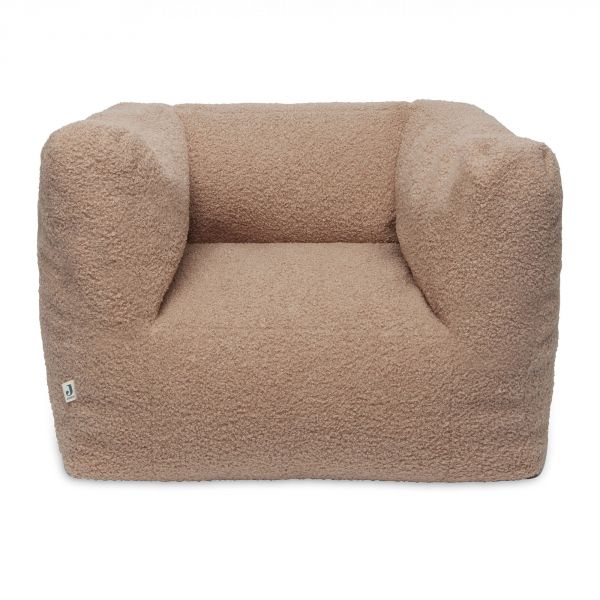 Fauteuil enfant Beanbag Bouclette Biscuit