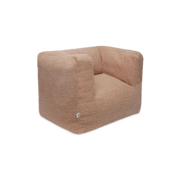 Fauteuil enfant Beanbag Bouclette Biscuit