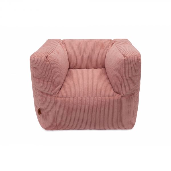 Fauteuil enfant velours côtelé Corduroy Wild Rose