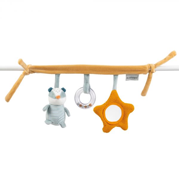 Peluches d'activités à suspendre Félix le blaireau