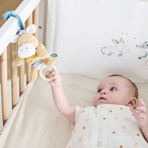Peluche vibrato Léo l'âne
