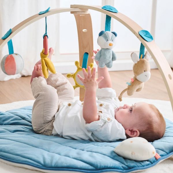 Tapis d'éveil avec arches en bois - FELIX & LEO