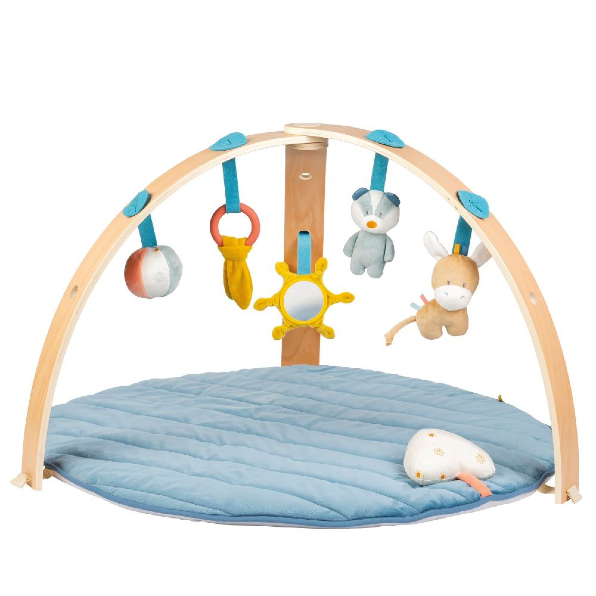 Lion tapis d'éveil bébé 3 en 1 parc et piscine à balles avec arches LEAN  TOYS