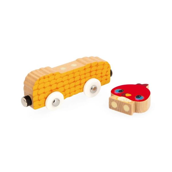 Petit train magnétique Animaux de la ferme
