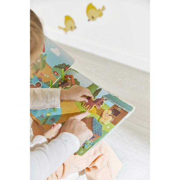 Livre d'activités pour enfant Busy book Ferme