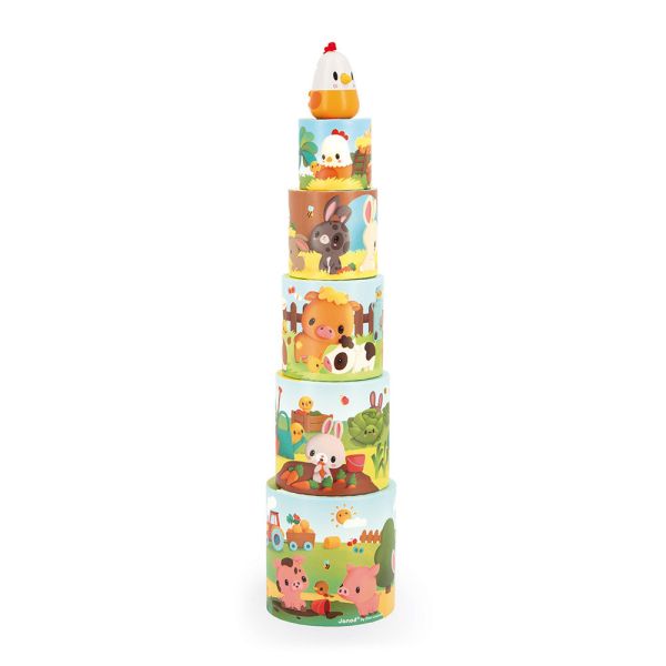 Pyramide ronde à empiler Poule