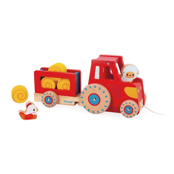 Jouet tracteur à tirer
