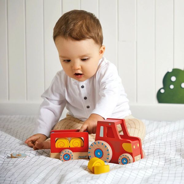 Jouet tracteur à tirer