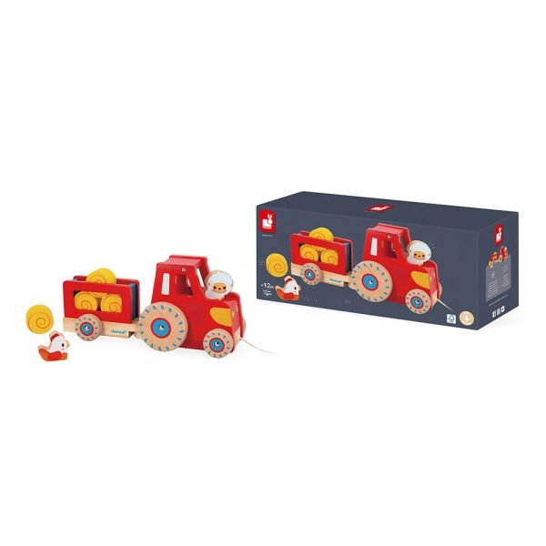 Jouet tracteur à tirer