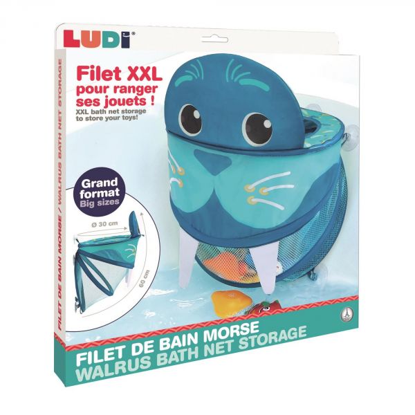 Jouet et filet de bain Morse