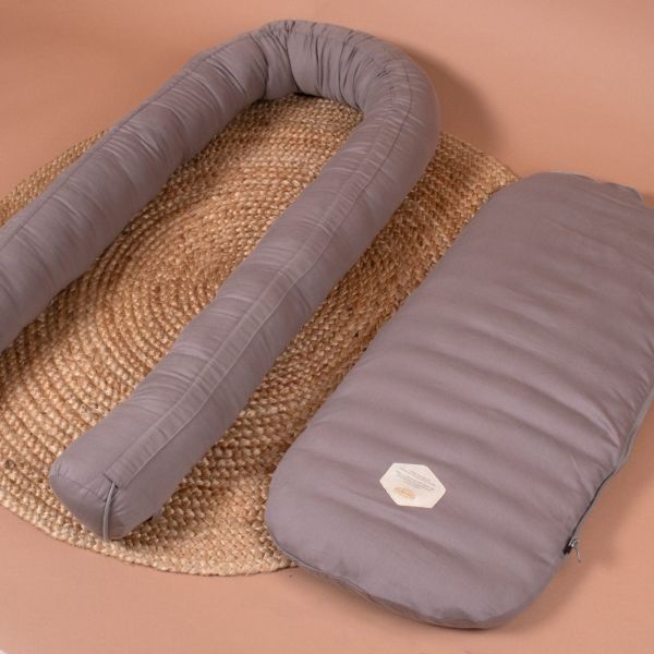 Réducteur de lit bébé Babynest Kapok Gris