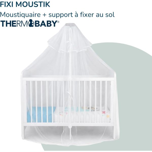 Moustiquaire avec support Fixi Moustik pour lit bébé