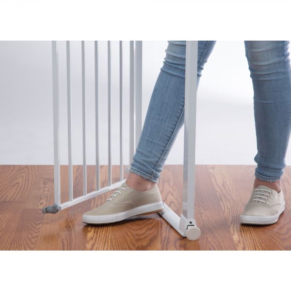 Barrière de sécurité enfant - Flat Step - blanc