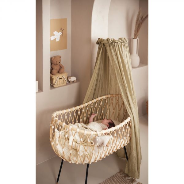 Flèche de lit pour ciel de lit 155 cm en fixation par clip White