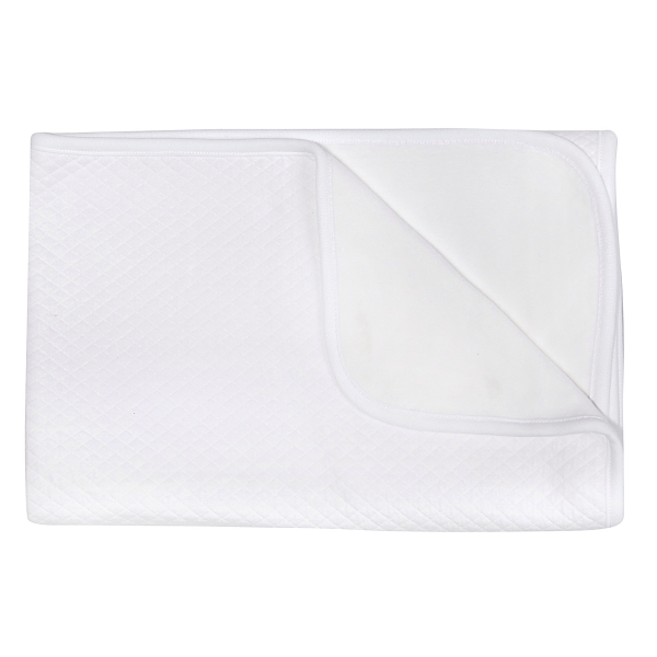 Couverture polaire bébé Diamond Blanc