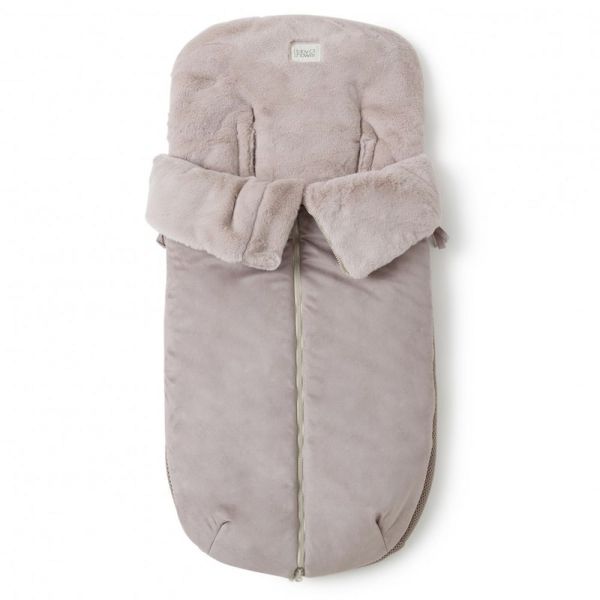 Chancelière poussette Hiver Eskimo Suède Blush