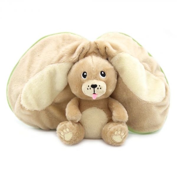 Peluche réversible Flipetz Chien et Pomme