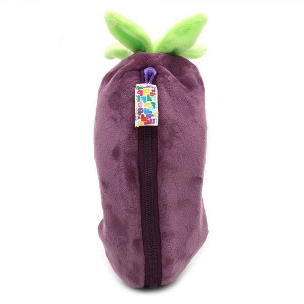 Peluche réversible Flipetz Éléphant et Aubergine