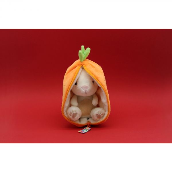 Peluche réversible Flipetz Lapin et Carotte