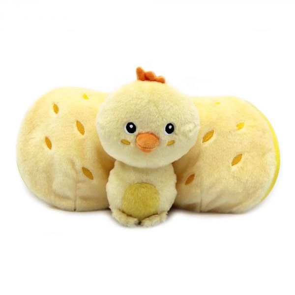 Peluche réversible Flipetz Poussin et Ananas