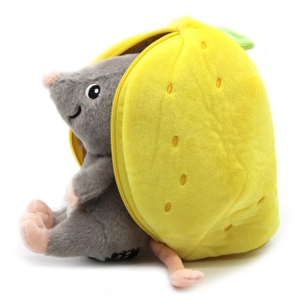 Peluche réversible Flipetz Souris et Citron