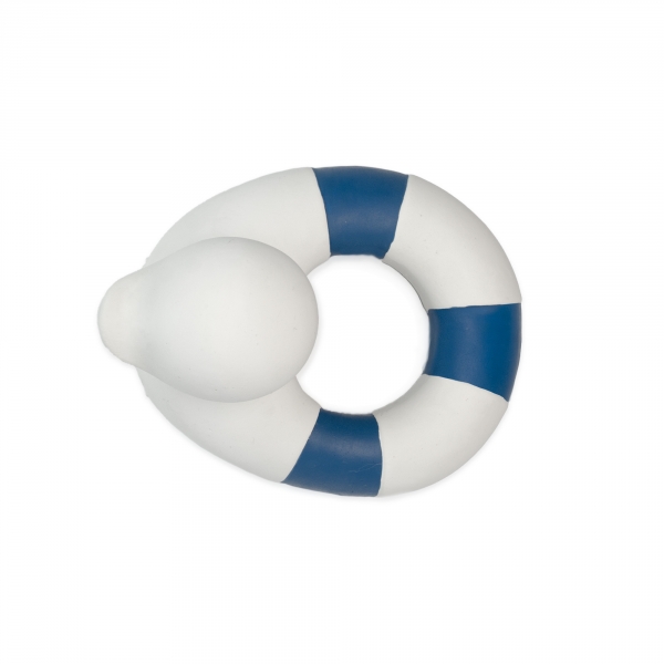 Anneau de dentition Jouet de bain Canard Flo The Floatie Bleu marine