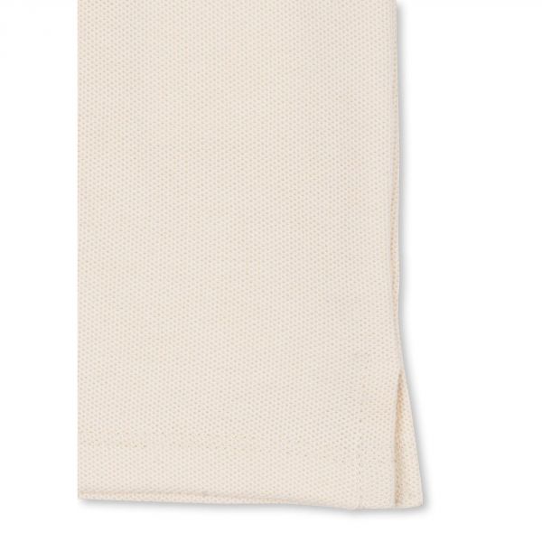 Polo enfant Florian GOTS - Antique White 9 mois