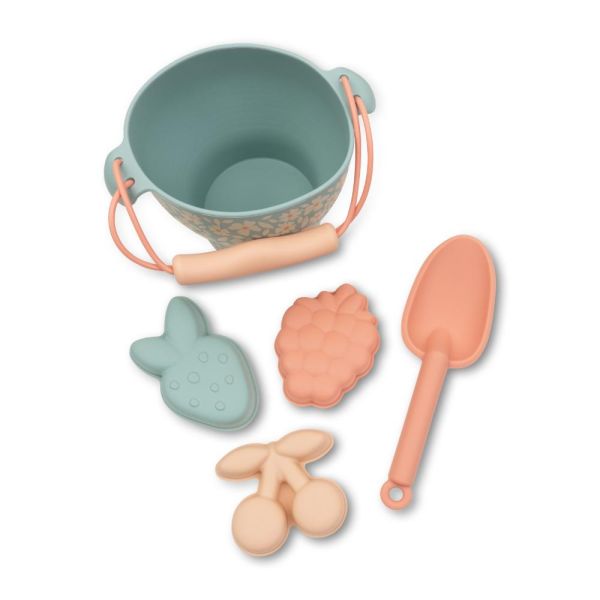 Set de plage silicone - Florish green