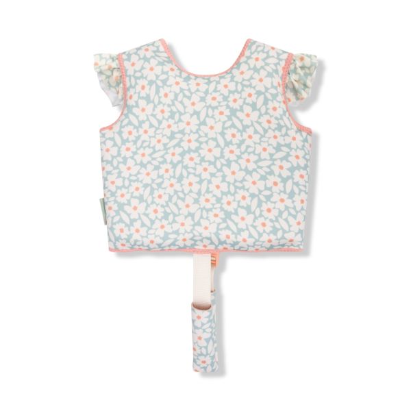 Gilet de natation enfant 3-6 ans - fleurs vertes