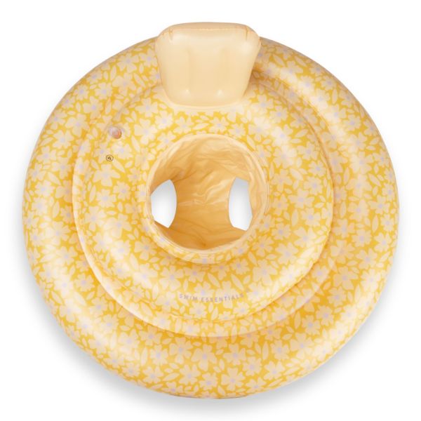 Bouée bébé fleurs jaunes 0-1 an