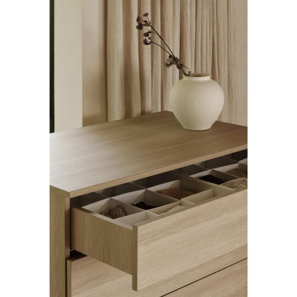 Commode 3 tiroirs Flow Honey Ash