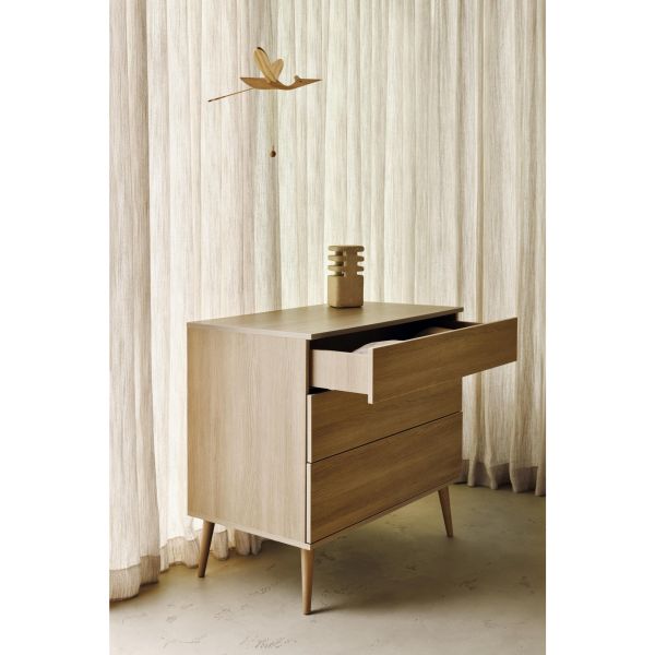 Commode 3 tiroirs Flow Honey Ash