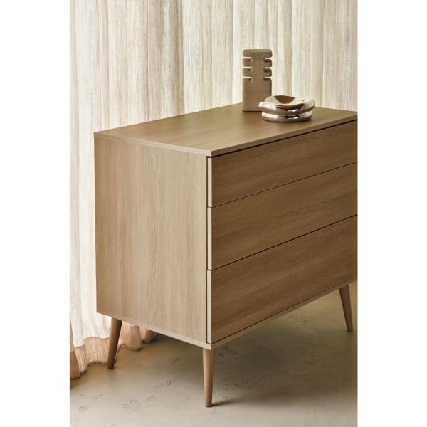 Commode 3 tiroirs Flow Honey Ash