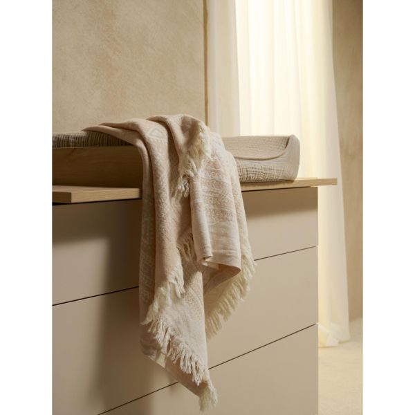 Plan à langer pour commode Flow Argile et Oak