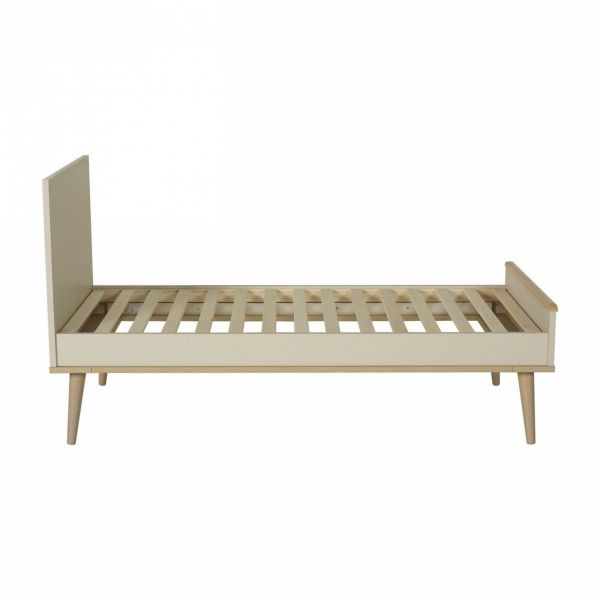 Lit bébé 70x140 cm évolutif en lit enfant Flow Argile et Oak