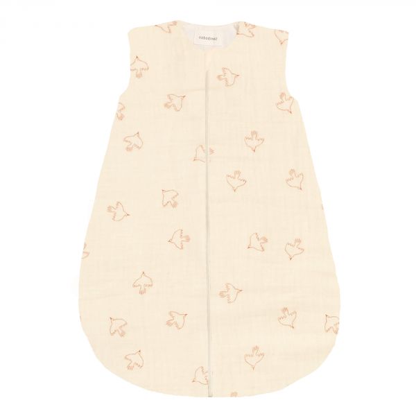Gigoteuse mi-saison Fluffy Brown Hoshi Birds 0-6 mois