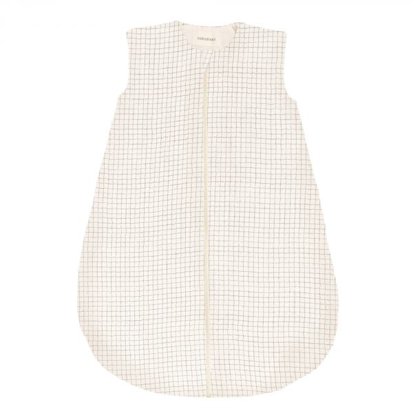 Gigoteuse mi-saison Fluffy Blue Grid 6-18 mois
