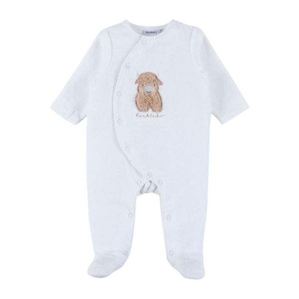 Pyjama bébé de naissance en velours Fluffy