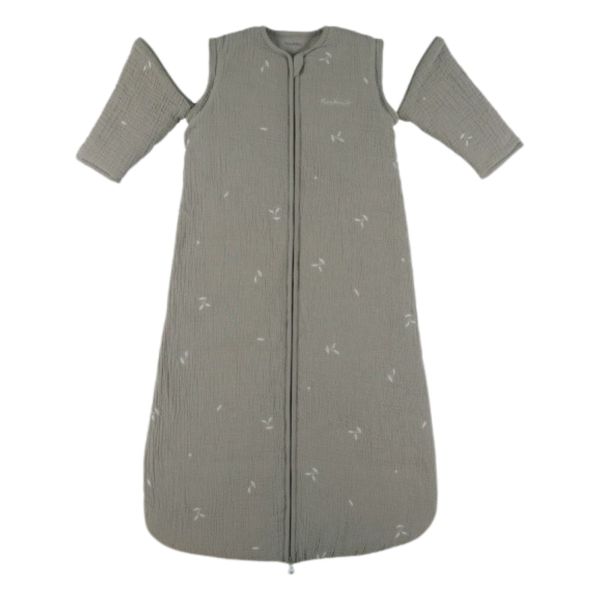 Gigoteuse 100cm jersey ouatiné kaki - Mix and match