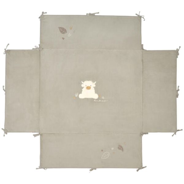Tapis de parc 75x95cm - Veloudoux Vert