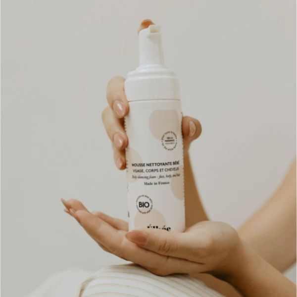 Mousse nettoyante bébé bio 3-en-1