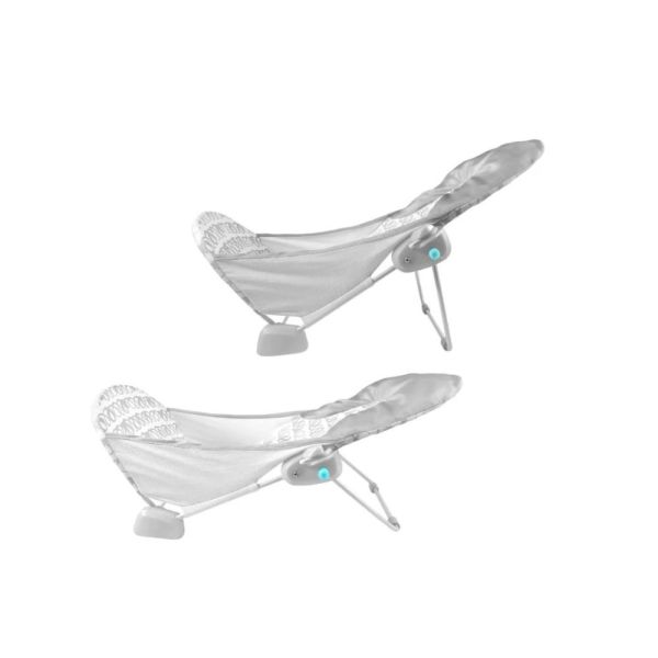 Support de bain pour bébe à 2 positions, gris