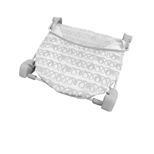 Support de bain pour bébe à 2 positions, gris