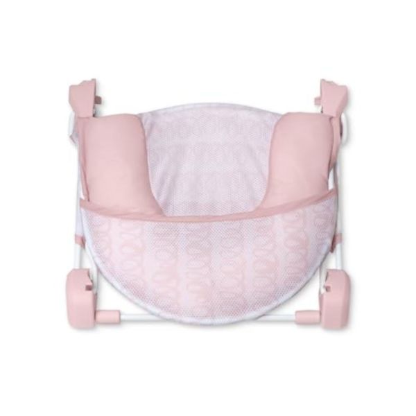 Support de bain pour bébe à 2 positions, rose